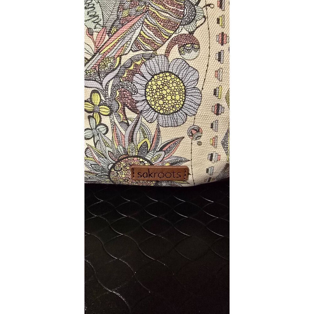 Sakroots Roma Straw Shopper - Picture 2 of 11